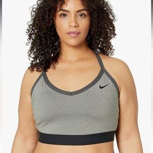 NIKE Indy Padded Sports Bra Gray Anthracite PLUS 2X